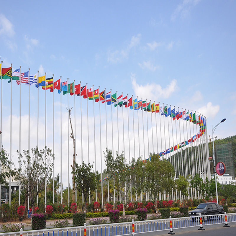 海南三亚国际会展中心旗杆